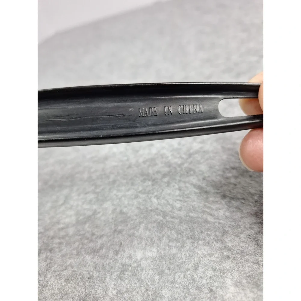 Vintage EKCO Black Slotted Plastic/Nylon Cooking/Serving Spoon Black 11